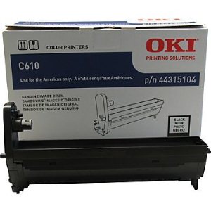 Okidata 44315104 Black Image Drum 44315104 Black Image Drum Kit; Yield: 20,000 pages