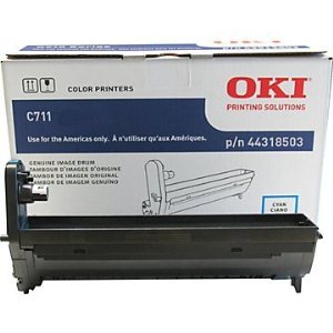 Okidata 44318503 Cyan Image Drum 44318503 Cyan Image Drum Kit; Yield: 20,000 pages