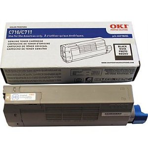 Okidata 44318604 Black Toner Cartridge 44318604 Black Toner; Yield: 11,000 pages