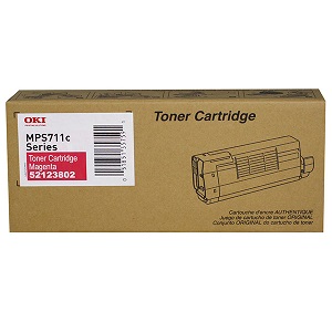 Okidata 52123802 Magenta Toner Cartridge 52123802 Magenta Toner Cartridge; Yield: 11,500 pages