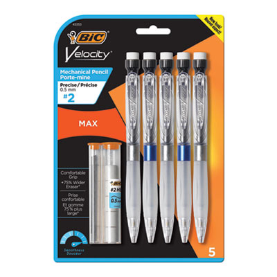 PENCIL,VELCTY MAX 0.5,5PK