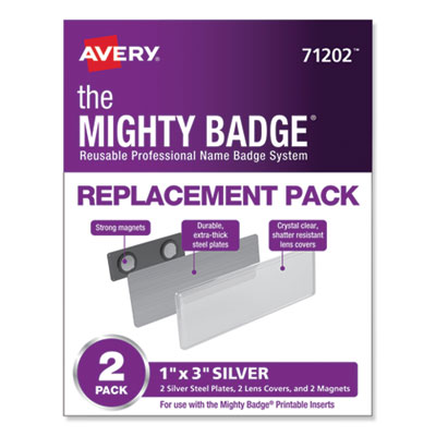 BADGE,REPLACEMENT,2/PK,SV