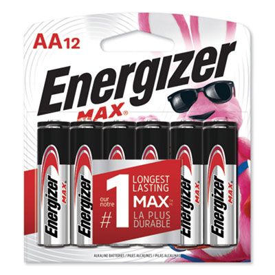 BATTERY,MAX ALKL,AA,12/PK