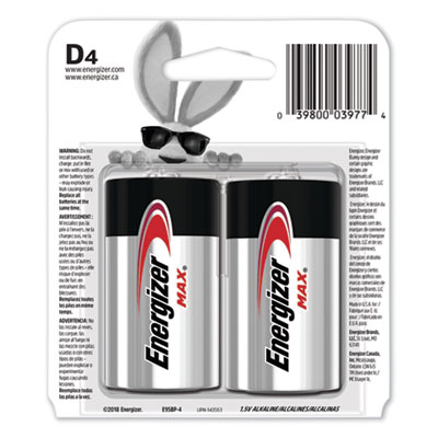 BATTERY,ENRGZ,D,4PK