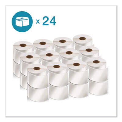 LW Shipping Labels, 2.13\" x 4\", White, 220/Roll, 24 Rolls/Pack