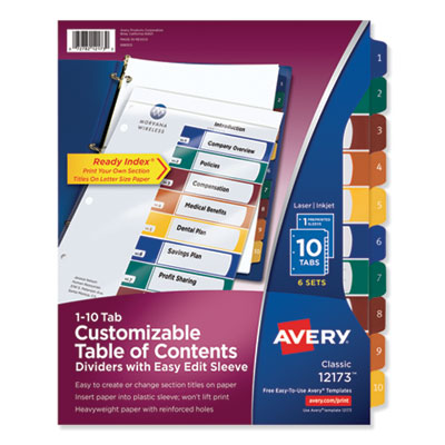 DIVIDER,RI,10TB 6ST,AST