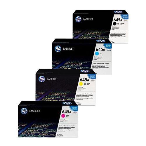 HP 645A Toner Cartridge Bundle Includes C9730A, C9731A, C9732A, C9733A