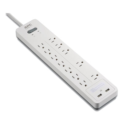 PROTECTOR,12OT,6',2USB,WH