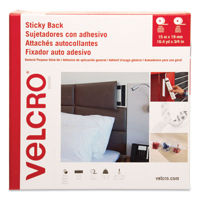 FASTENER,STICKY BACK,WH