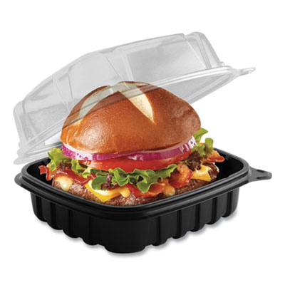 CONTAINER,HINGED,6X6,BK