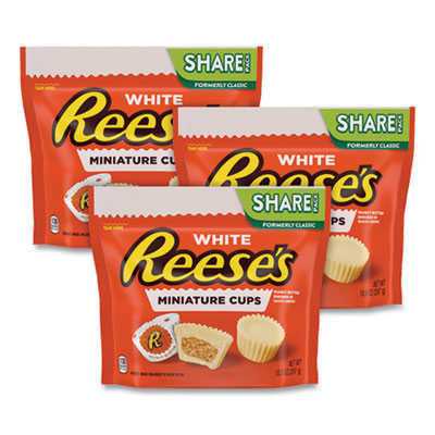 CANDY,REESES WHITE PEANUT