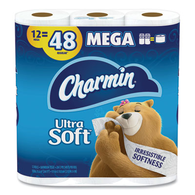 TISSUE,CHRM SOFT 12/PK,WH