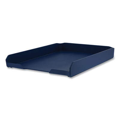 TRAY,LETTER,STACKABL,BLU