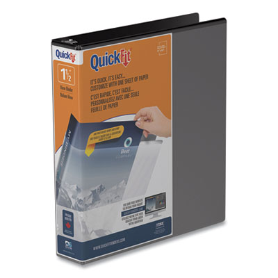 BINDER,1.5",D-RING,BLK