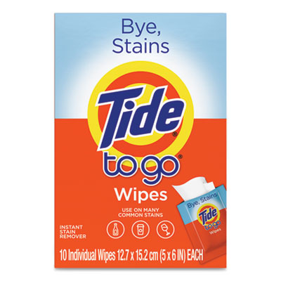 REMOVER,STAIN,WIPES,10/BX