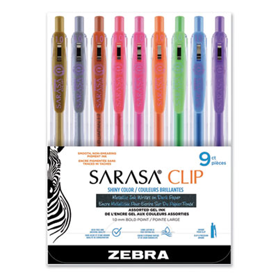 PEN,SRSACLIPSHINY,9PK,AST