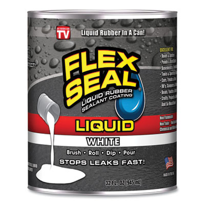 ADHESIVE,LIQ RB,32OZ,WH