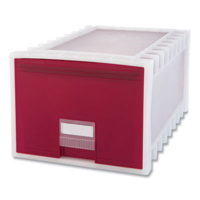 DRAWER,PLSTC,LTR&LGL,RD