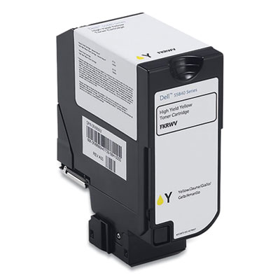 593-BBYB High Yield Yellow Toner Cartridge; Yield: 12,000 pages