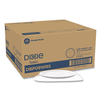 PLATE,8.5",LTWGHT,500,WH