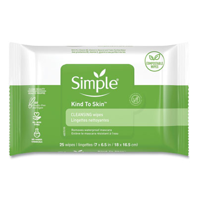 WIPES,SIMPLE,FACE,25/PK