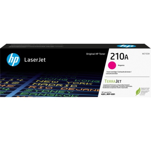 HP 210A Magenta Toner Cartridge; Yield 1,800 pages