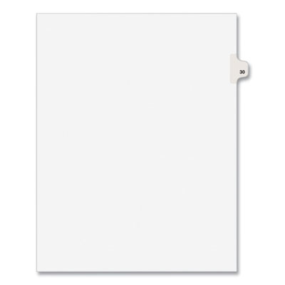 INDEX,SD,LTR,WHT,30,25/PK