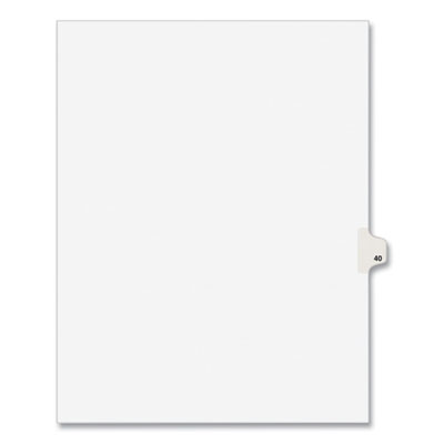 INDEX,SD,LTR,WHT,40,25/PK