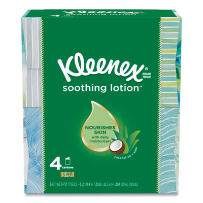 TISSUE,KLNX LOTION,4PK,WH