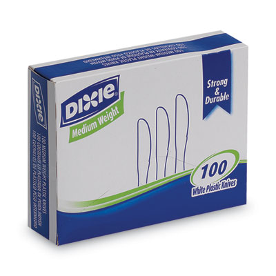 KNIFE, MED WGT,100,WHT