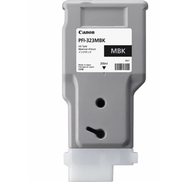 Canon PFI-323MBK Matte Black Ink Tank (7480C001) Canon (PFI-323MBK) imagePROGRAF TM-510, TM-510M, TM-610, TM-610M, TM-615, TX-1300 Pigment Matte Black Ink Tank (300ml)