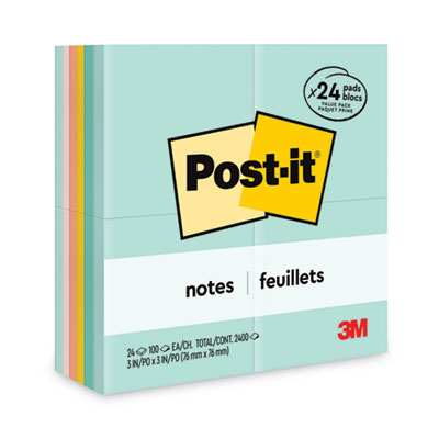 PAD,PST IT,3X3,24/PK,PST