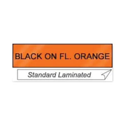 TX-B511 1" (24MM) Black on Fluorescent Orange Laminated Tape