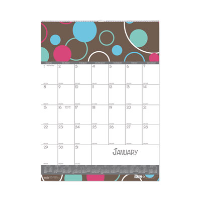 CALENDAR,WALL,BUBBLELX,LG