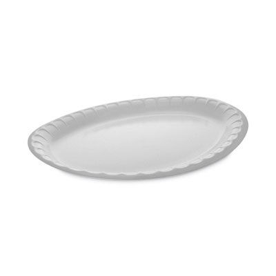 PLATE,OVAL PLATTER,LAM,WH