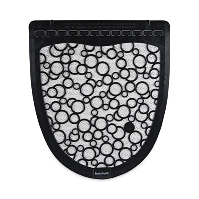 MAT,URINAL,BLK/WHT