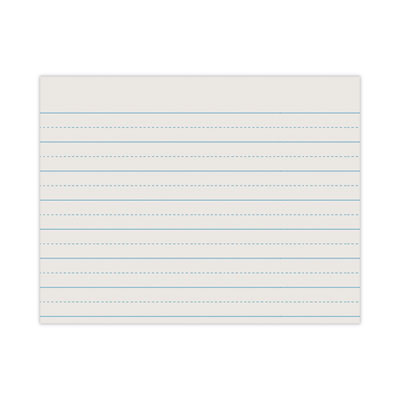 Alternate Dotted Newsprint Paper, 1\" Two-Sided Long Rule, 8.5 x 11, 500/Pack