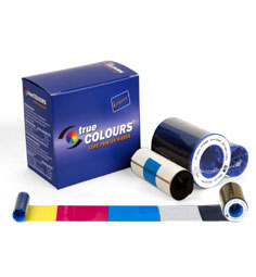 Zebra 800015-543 Ribbon ID Card Ribbon, ISeries color ribbon 5 Panel YMCUvK with 1 cleaning roller, 330 images. Compatible with P520i