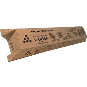 Ricoh 821243 Black Toner Cartridge Ricoh SP C435A Black Toner Cartridge; Yield: 11,000 pages