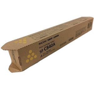 Ricoh 821256 Yellow Toner Cartridge SP C840A Yellow Toner Cartridge; Yield: 34,000 pages