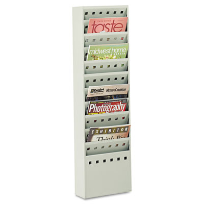 RACK,MAGAZINE,11 PCKT,GY