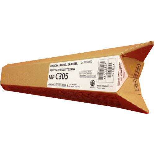 841593 Yellow Toner Cartridge; Yield: 4,000 pages