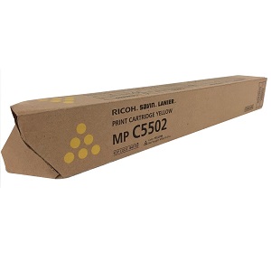 Ricoh 841752 Yellow Toner Cartridge; Yield: 22,500 pages