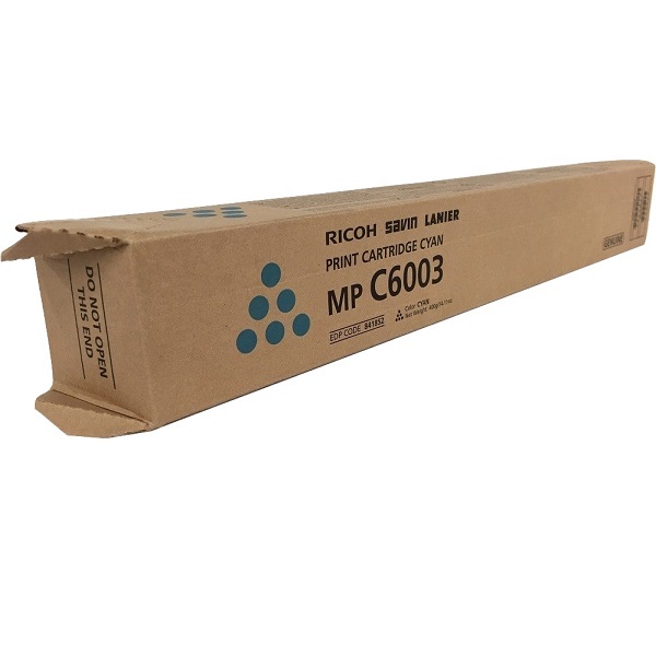 Ricoh 841852 Cyan Toner Cartridge 841852 Cyan Toner Cartridge; Yield: 22,500 pages