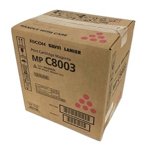Ricoh 842198 Magenta Toner Cartridge MP C8003 Magenta Toner Cartridge; Yield: 26,000 pages