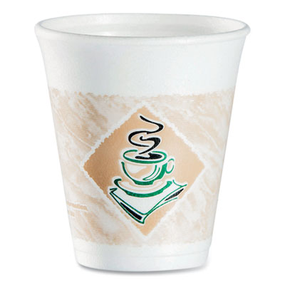 CUP,8OZ,FM,CAFE G,WHT/BR
