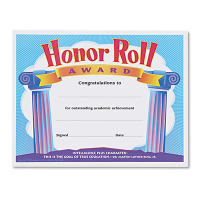 AWARD,HONOR ROLL,30/PK