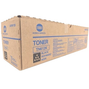 A0VW130, A0VW135, TN-612K Black Toner; Yield: 37,500 pages