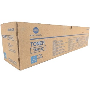 A0VW430, A0VW435, TN-612C Cyan Toner; Yield: 25,000 pages