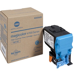 TNP18C High Capacity Cyan Toner; Yield: 6,000 pages